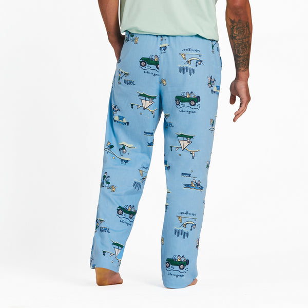 Life Is Good Men's Jake Summer Pattern Classic Sleep Pant