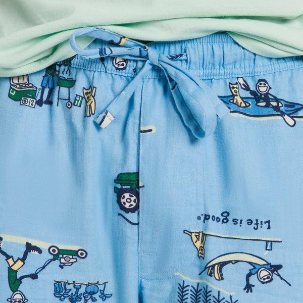 Life Is Good Men's Jake Summer Pattern Classic Sleep Pant