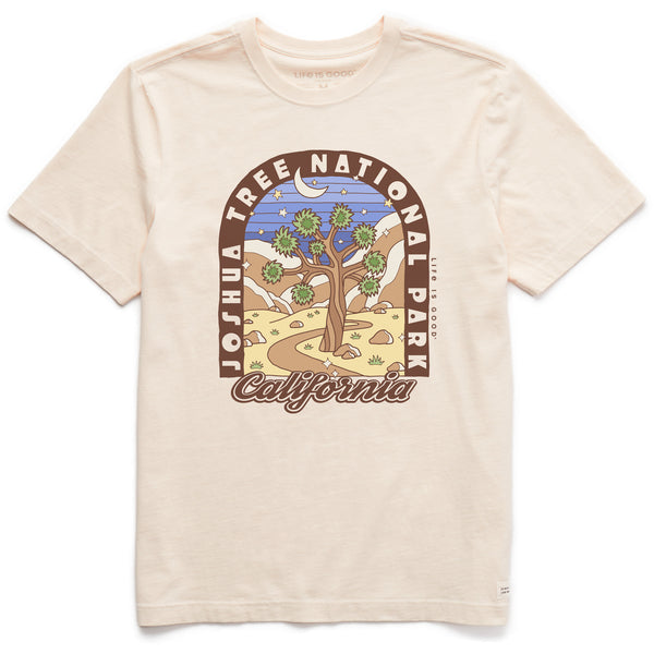 life is good Men's Joshua Tree Poster Short Sleeve Crusher Tee