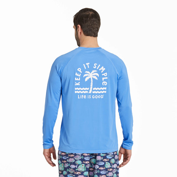 Life Is Good Men's Keep It Simple Long Sleeve Rashguard