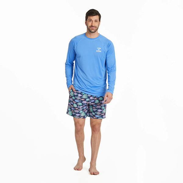 Life Is Good Men's Keep It Simple Long Sleeve Rashguard