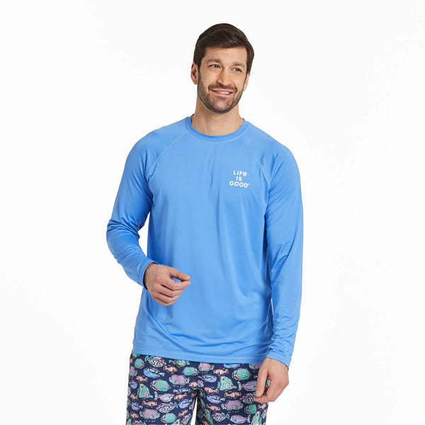 life is good Men's Keep it Simple Long Sleeve Rashguard