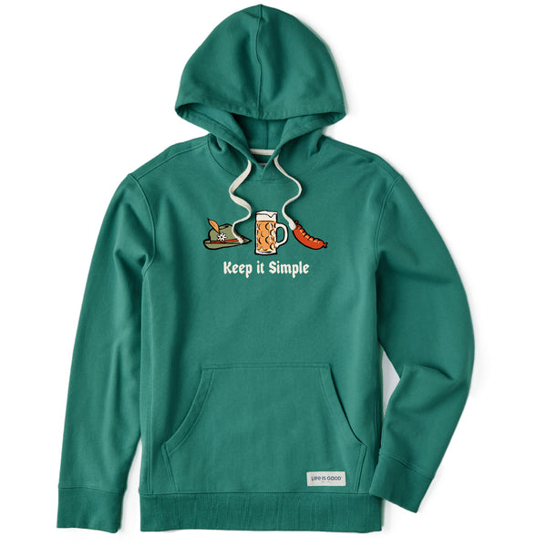 life is good Men's Keep it Simple Oktoberfest Simply True Fleece Hoodie
