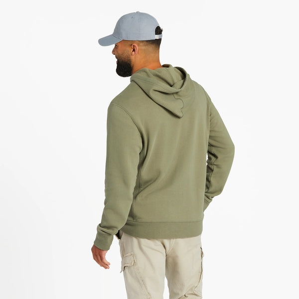 Life Is Good Men's Keep It Simple Sign Simply True Fleece Zip Hoodie