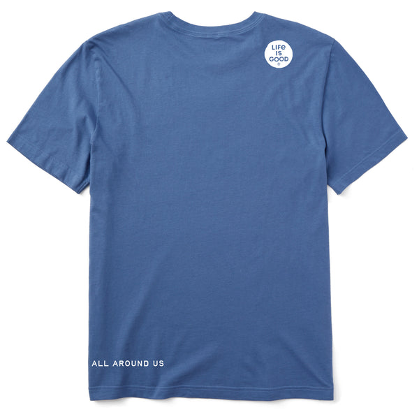 Life Is Good Men's Keys To Happiness Wrap Short Sleeve Crusher Tee