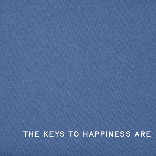 Life Is Good Men's Keys To Happiness Wrap Short Sleeve Crusher Tee