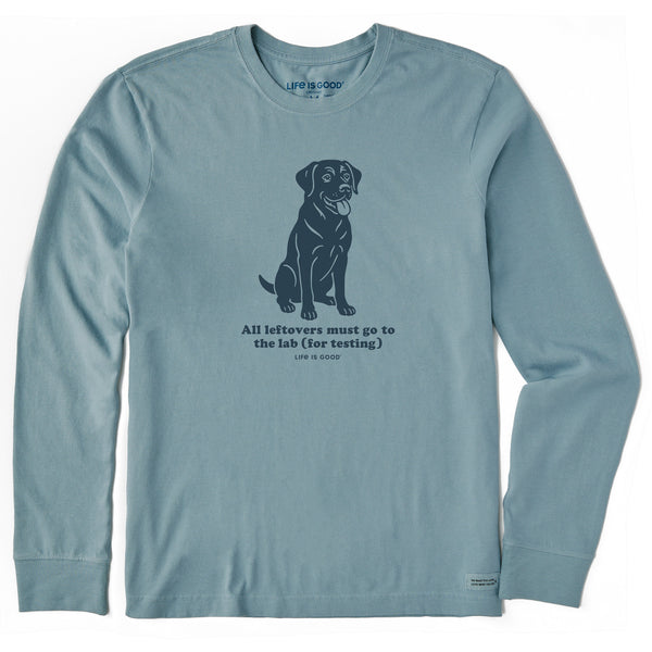 life is good Men's Leftover Lab Long Sleeve Crusher Tee