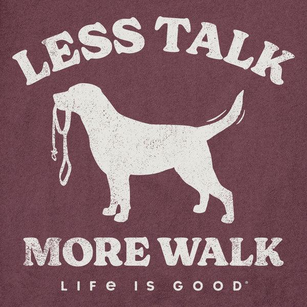 Life Is Good Men's Less Talk More Walk Short Sleeve Tee