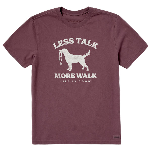 life is good Men's Less Talk More Walk Short Sleeve Tee