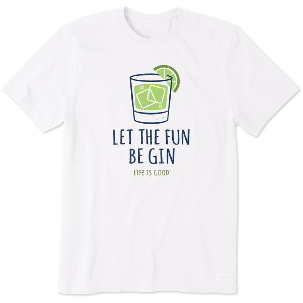 Life Is Good Men's Let The Fun Be Gin Short Sleeve Tee