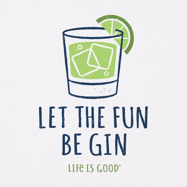 Life Is Good Men's Let The Fun Be Gin Short Sleeve Tee