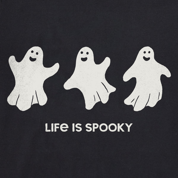 Life Is Good Men's Life Is Spooky Ghosts Short Sleeve Tee