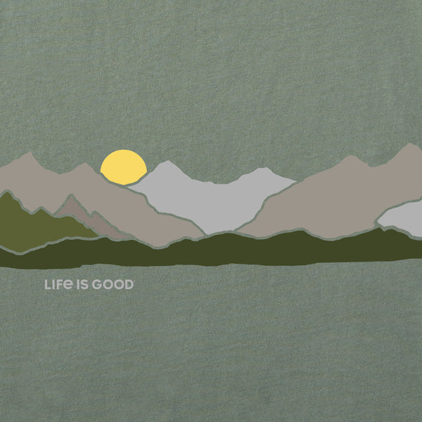 Life Is Good Men's Life Isn't Perfect Mountains Simply True Fleece Hoodie
