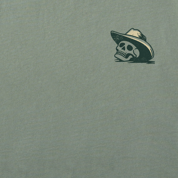 Life Is Good Men's Life Was Good Cowboy Skull Short Sleeve Tee