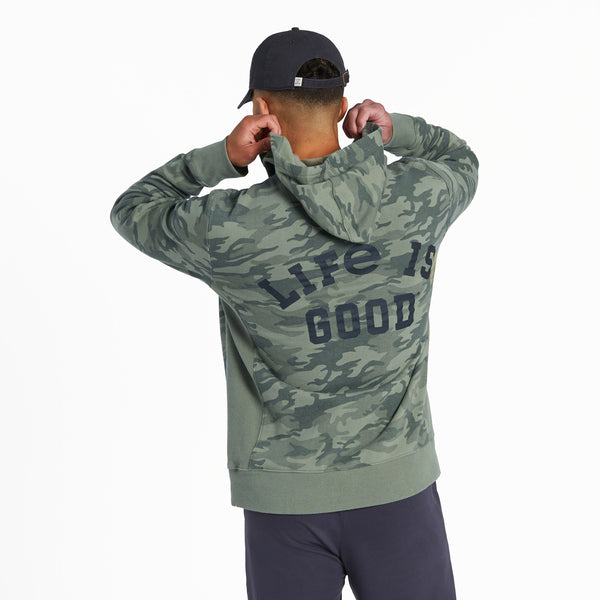 life is good Men's LIG Retro Simply True Fleece Hoodie