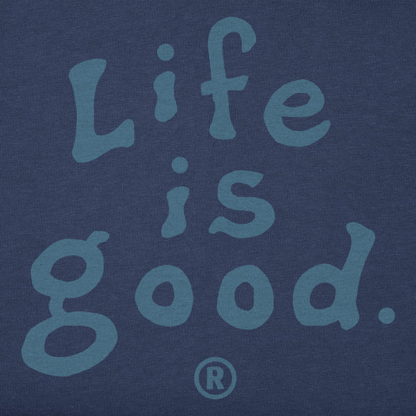 Life Is Good Men's LIG Stacked Tonal Short Sleeve Crusher-LITE Slim Fit Tee