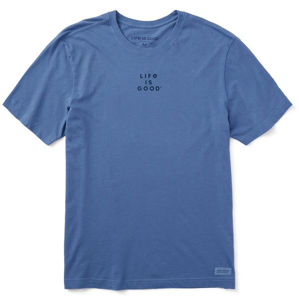 Life Is Good Men's LIG Stacked Wordmark Short Sleeve Tee