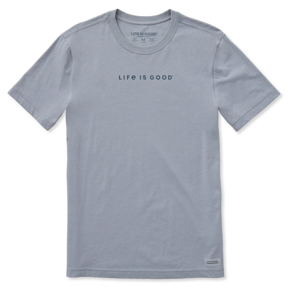 life is good Men's LIG Tonal Horizontal Short Sleeve Crusher-LITE Slim Fit Tee