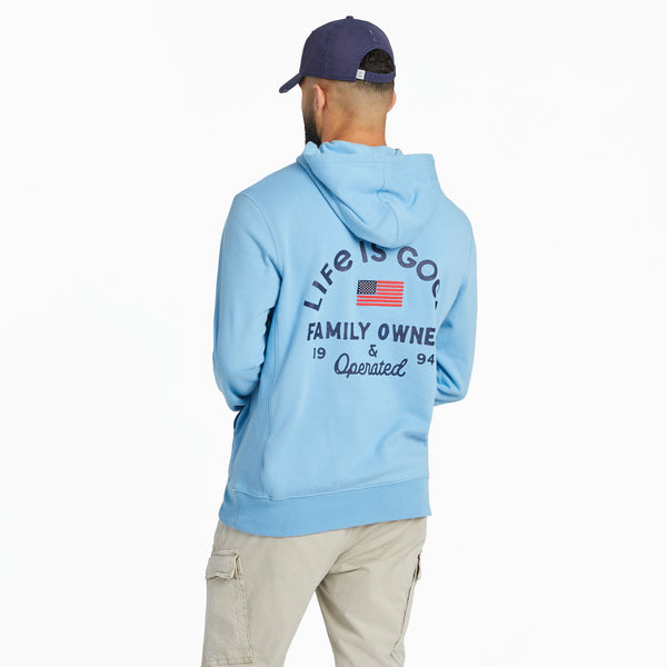 life is good Men's LIG USA Family '94 Simply True Fleece Hoodie