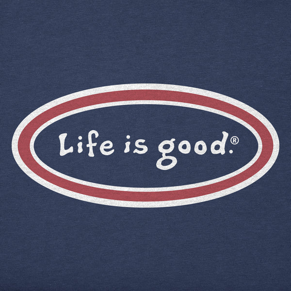 Life Is Good Men's LIG Vintage Oval Short Sleeve Crusher-LITE Slim Fit Tee