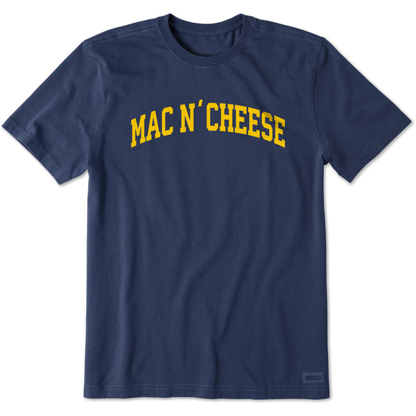 life is good Men's Mac N' Cheese Arch Short Sleeve Crusher Tee