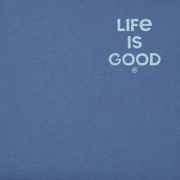 Life Is Good Men's Make Every Day Count Sunset Short Sleeve Tee