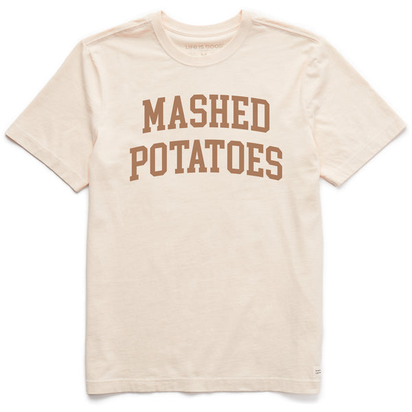 life is good Men's Mashed Potatoes Athletic Arch Short Sleeve Crusher Tee