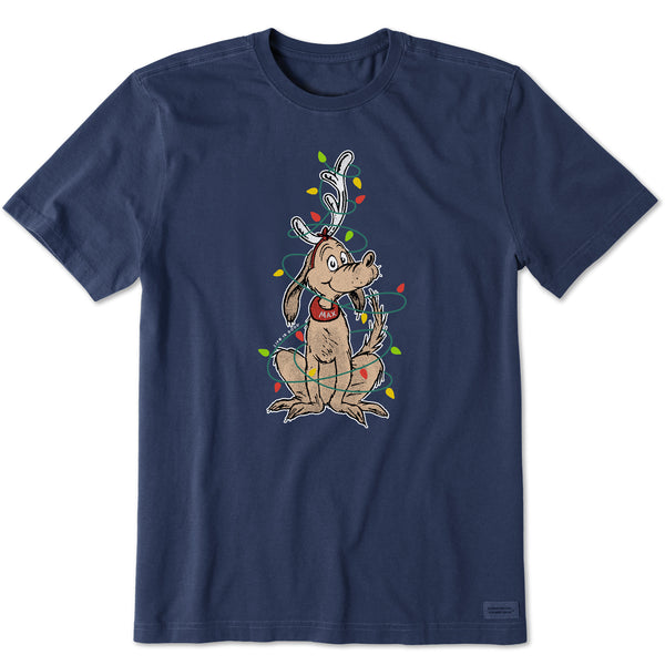 life is good Men's Max Lights Short Sleeve Crusher Tee