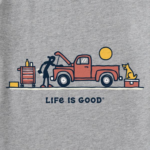 Life Is Good Men's Mechanic Vista Short Sleeve Crusher Tee