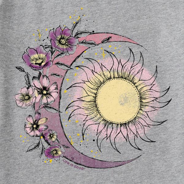 Life Is Good Men's Moon Flower Short Sleeve Crusher Tee