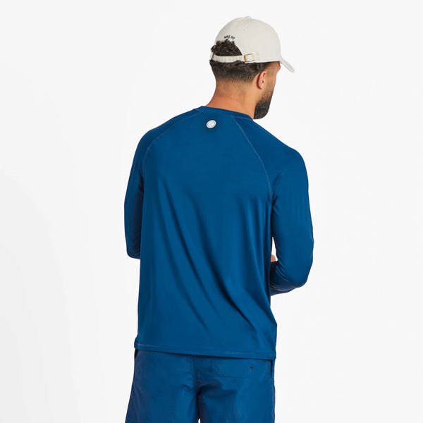 Life Is Good Men's Mountainside Oval Long Sleeve Rashgaurd