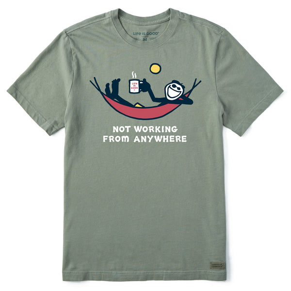life is good Men's Not Working Hammock Short Sleeve Tee