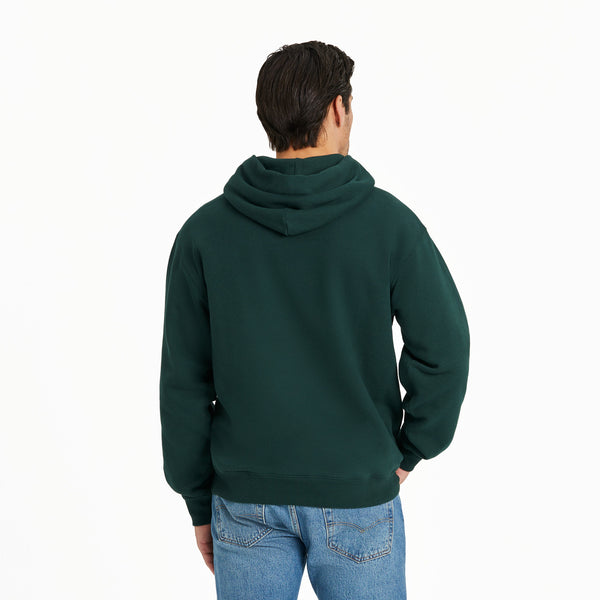 Life Is Good Men's One Star Flag Good Vibes Fleece Hoodie