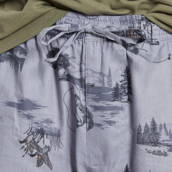 Life Is Good Men's Outdoor Fishing Landscape Pattern Classic Sleep Pant
