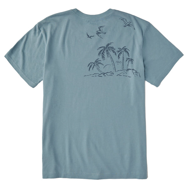 Life Is Good Men's Palm Ocean Vista Short Sleeve Crusher Tee