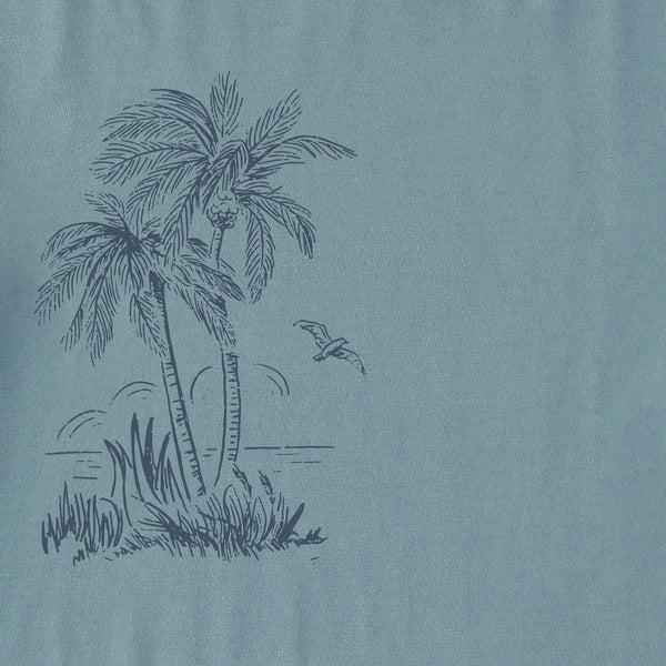 Life Is Good Men's Palm Ocean Vista Short Sleeve Crusher Tee