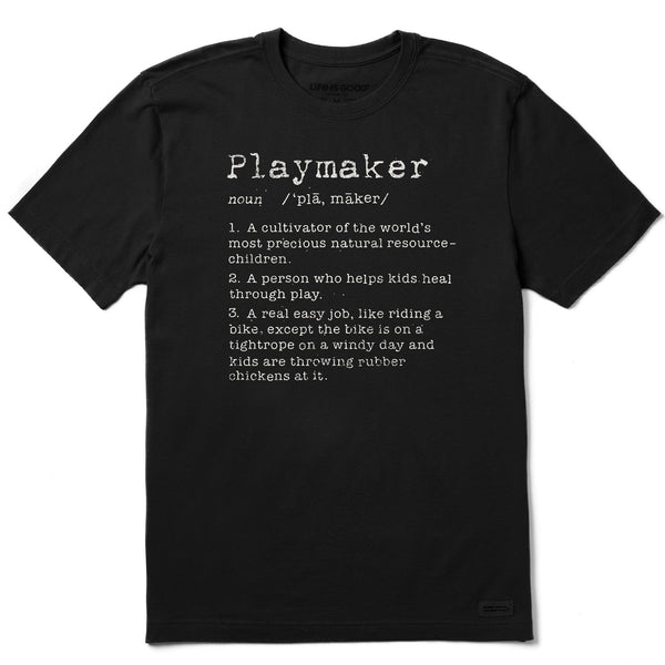 life is good Men's Playmaker Defined Short Sleeve Crusher Tee