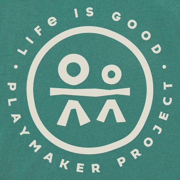 Life Is Good Men's Playmaker Project Giving Short Sleeve Crusher Tee