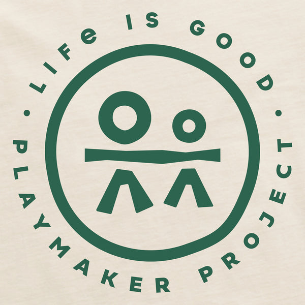 Life Is Good Men's Playmaker Project Giving Short Sleeve Crusher Tee