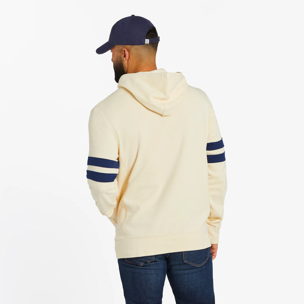 Life Is Good Men's Positive State Retro Simply True Fleece Hoodie