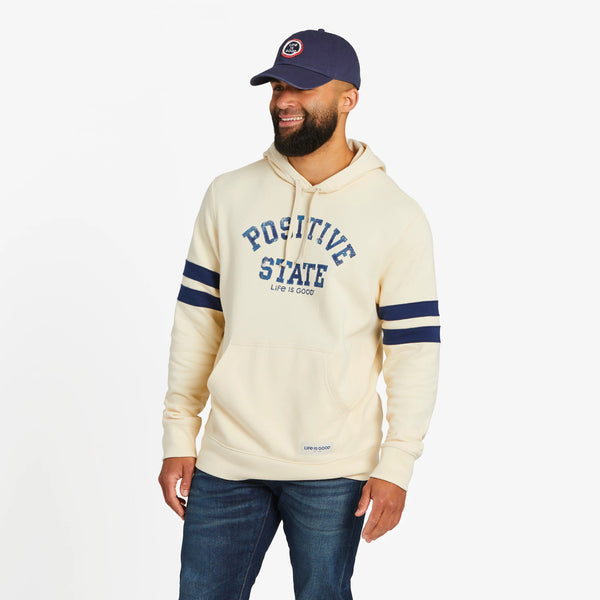 life is good Men's Positive State Retro Simply True Fleece Hoodie