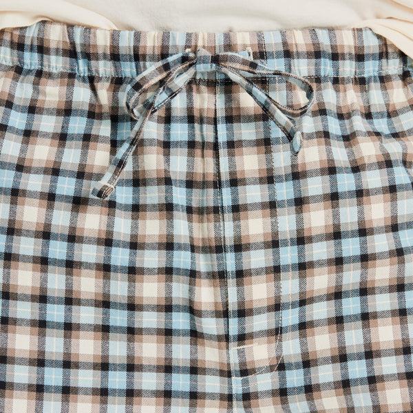 Life Is Good Men's Putty Check Plaid Classic Sleep Pant