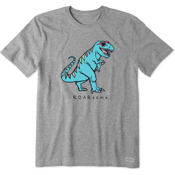 Life Is Good Men's Rad Roarsome Dino Short Sleeve Tee