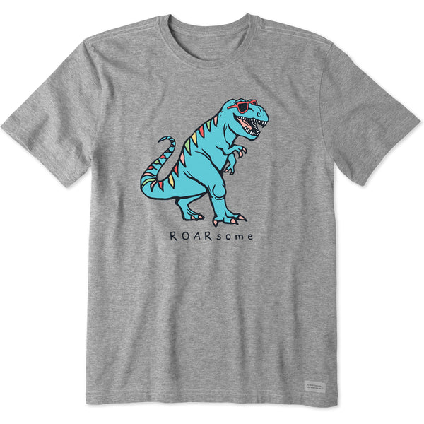 life is good Men's Rad Roarsome Dino Short Sleeve Tee