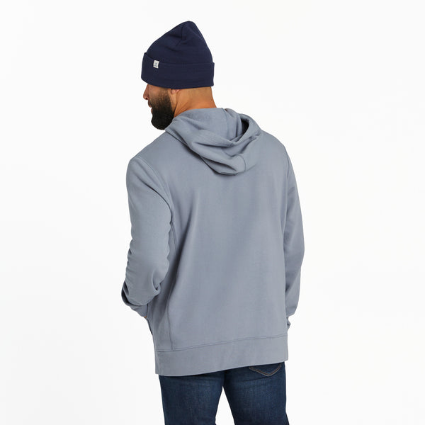 Life Is Good Men's Retro Mountainscape Simply True Fleece Hoodie