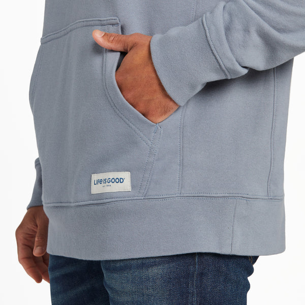 Life Is Good Men's Retro Mountainscape Simply True Fleece Hoodie
