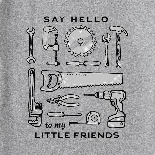 Life Is Good Men's Say Hello To My Little Friends Tools Short Sleeve Crusher Tee