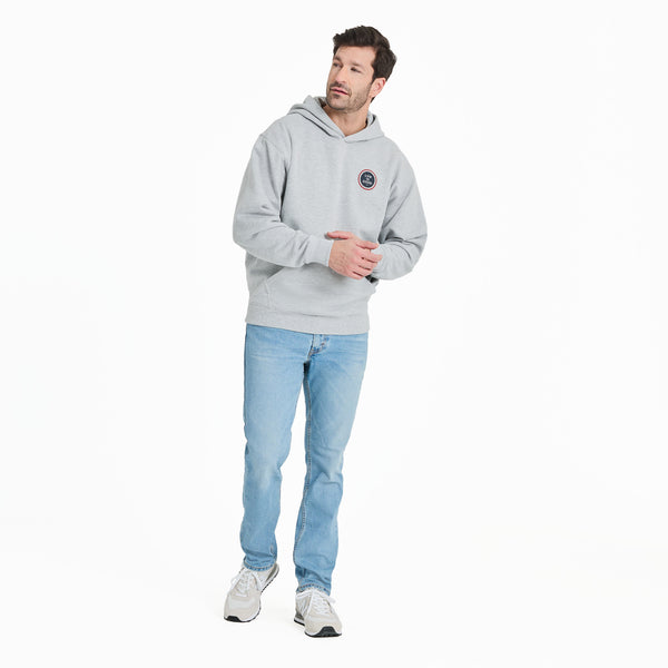 Life Is Good Men's Simple Coin Good Vibes Fleece Hoodie