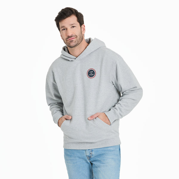 life is good Men's Simple Coin Good Vibes Fleece Hoodie