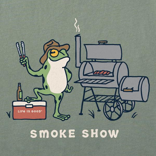 Life Is Good Men's Smoke Show Frog Short Sleeve Tee